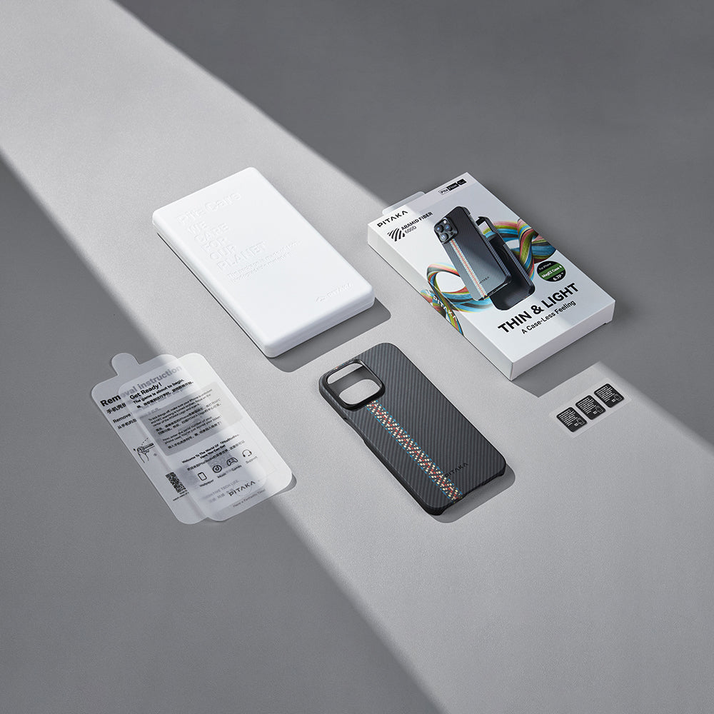 Pitaka Tactile Woven Orchestra Serisi iPhone 15 Pro Max M-safe Şarj Özellikli 600D Aramid Fiber Rhapsody Kılıf Pitaka Tactile Woven Orchestra Serisi iPhone 15 Pro Max M-safe Şarj Özellikli 600D Aramid Fiber Rhapsody Kılıf